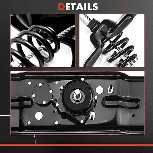 Miniatura 7 de A-Premium Porta-cabrestante de neumático de repuesto compatible con Jeep Grand Cherokee 2005 2006 2007 2008 2009 2010, 3.7L 4.7L 5.7L, Sport