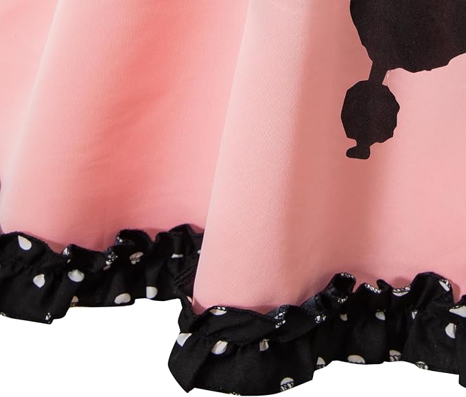 Disfraz para niñas falda poodle años 50 miniatura 6