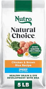 Nutro Natural Choice Puppy Dry Dog Food, Chicken & Brown Rice, 5 lb