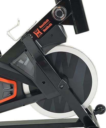 Miniatura 9 de Womens Health Mens Health Bicicleta estática de ciclismo para interiores con transmisión silenciosa por correa resistencia magnética de 14 niveles