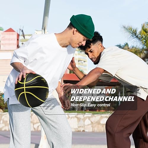 Miniatura 6 de Baloncesto Tamaño 7 Baloncesto interior al aire libre Pelota al aire libre Tamaño de la oficina Cuero PU Nylon Herida Durable Adultos Hombres