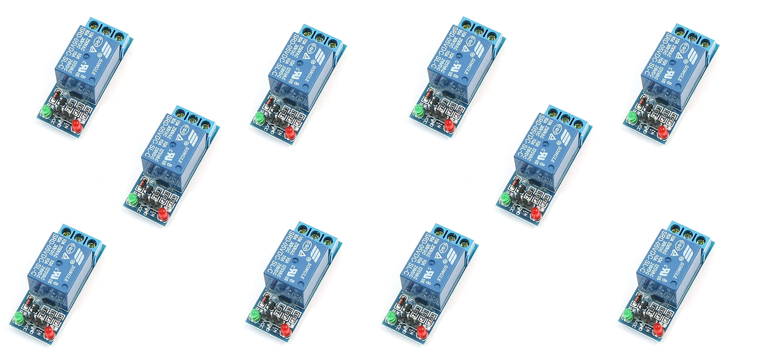 See full amazon price history chart for SS ROBOTICS Single Channel 5V 10A Relay Control Board Module with Optocoupler PIC AVR ARM,Arduino (Pack of 10) SS ROBOTICS Single Channel 5V 10A Relay Control Board Module with Optocoupler PIC AVR ARM,Arduino (Pack of 10) (B099Q4CZBB) Amazon Price History, Amazon Price Tracker