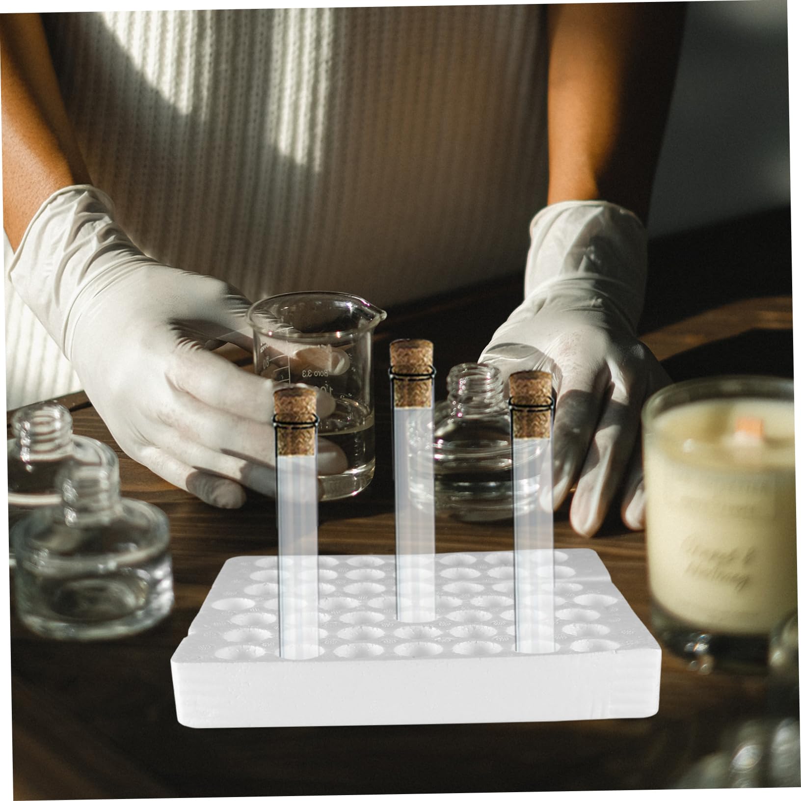 SOLUSTRE 5 Pezzi Scatola Di Immagazzinaggio Provette Da Centrifuga Portabottiglie Per Provette Portaprovette Da Laboratorio Supporto Per Provette Di Campionamento Portaprovette Per Prove