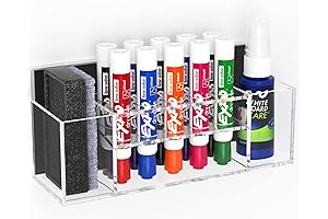 Acrylic Magnetic Dry Erase Marker Holder Wall Mount