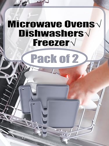 Miniatura 7 de Soporte de cuchara de silicona con almohadilla de goteo para estufa (2 unidades), soporte grande para múltiples utensilios, resistente al calor y