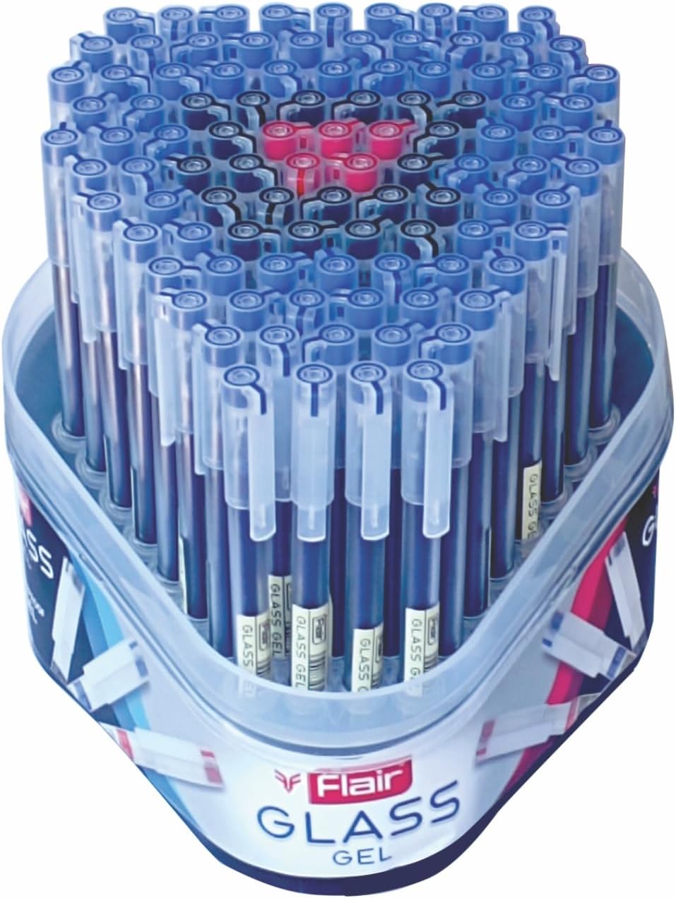 FLAIR Glass Gel Pen Tip Size 0.6 mm Elegant Looks