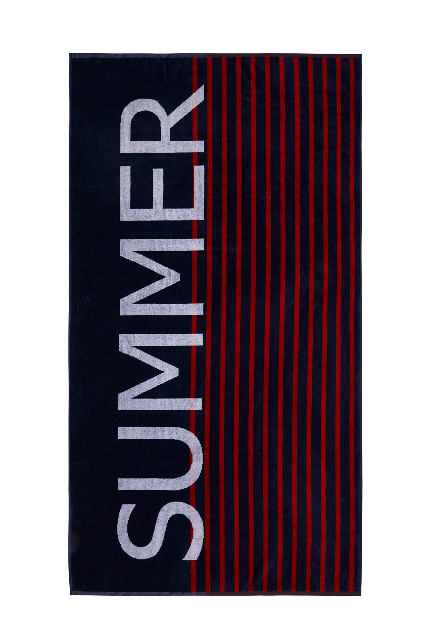 HOMELOVER Toalla de Playa Jacquard Terciopelo, Suave y Absorbente, algodón 100% Secado Rápido, Medida 90x160, Certificaciones Oeko-Tex 100. Modelo Summer Love