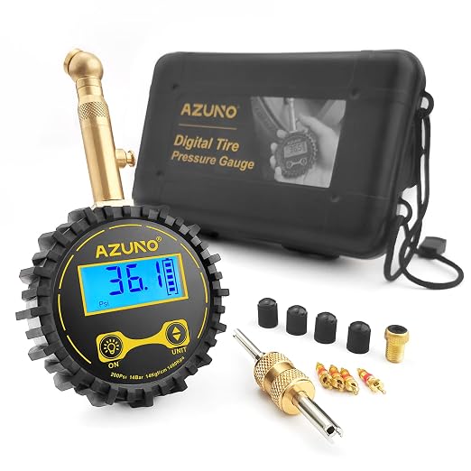 AZUNO Digital Tire Pressure Gauge - 200 PSI