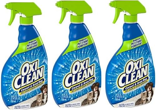 OxiClean Removedor de manchas y olores de mascotas de 24 onzas (24 onzas) (paquete de 3)