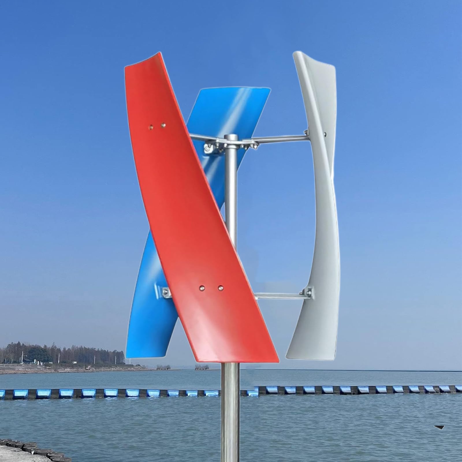 Wind Turbine Generator Kit, 400W Wind Power Generator Energy Supply 3-Blades with Controller, for Marine, RV, Home, Windmill Generator Suit for Hybrid Solar Wind,A-12V