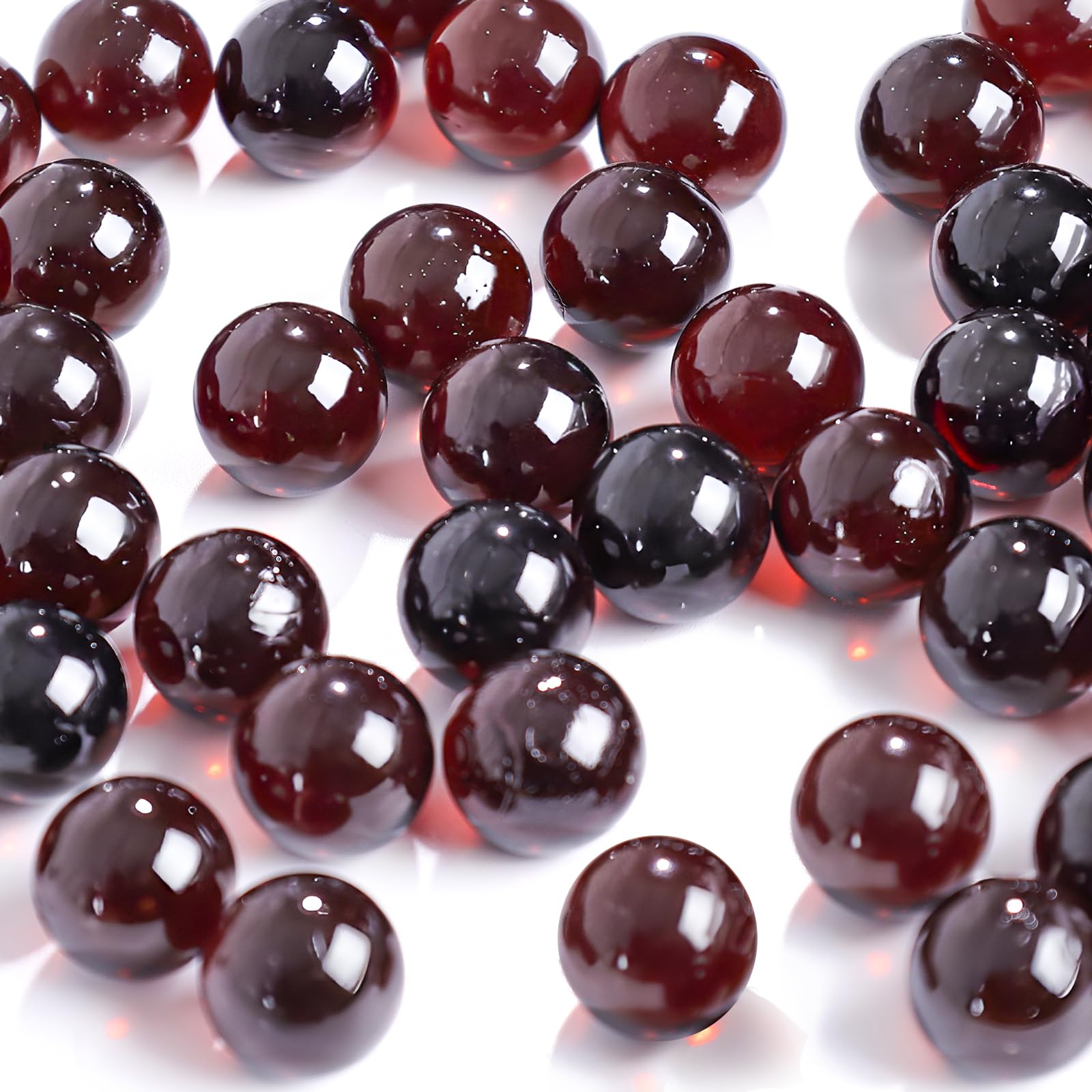 LUEYAO Biglie Piatte In Vetro, 0,5 Kg, Colori Misti, Per Riempitivi Per