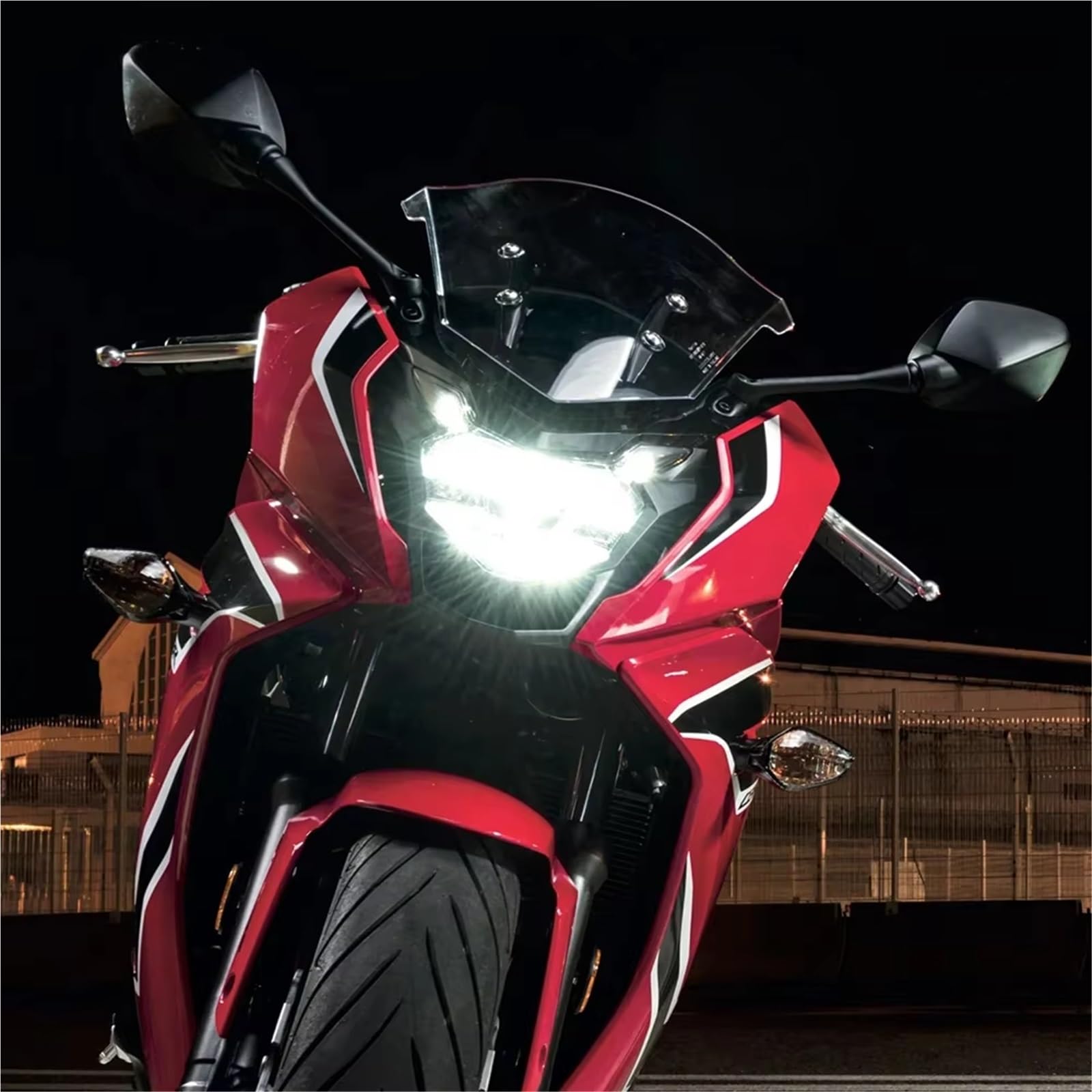 Parabrezza Moto Per CBR 650F 2014 2015 2016 2017 2018 Parabrezza Per Moto Deflettore Antivento A Doppia Bolla Deflettore Parabrezza