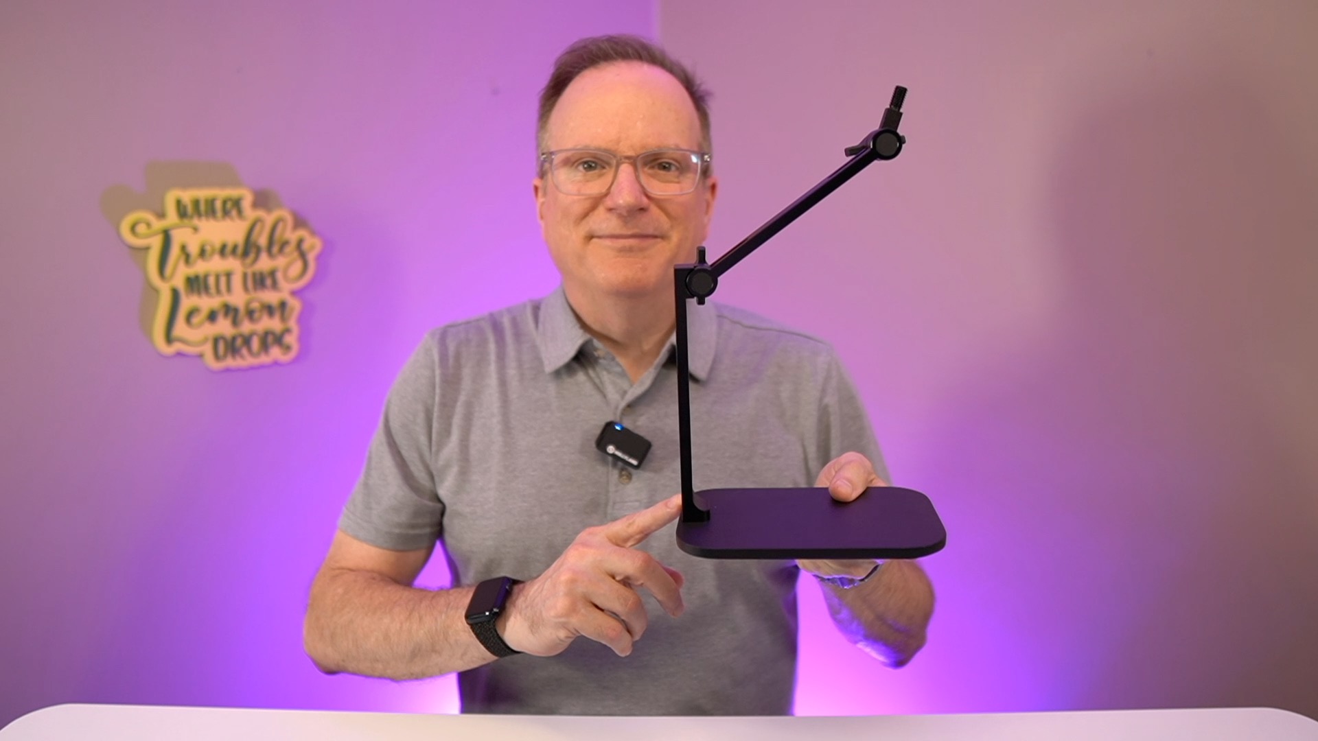 Heavy Duty Desk Mic Stand, Flexible and Reliable