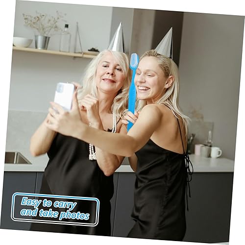 Miniatura 2 de BESTOYARD Cepillo de dientes gigante decorativo Prop Cepillo de dientes grande Cepillo grande de gran tamaño, juguetes novedosos para mascotas,