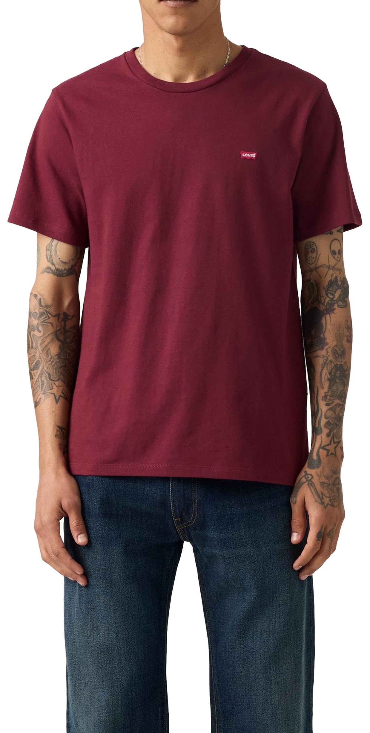 Levi's SS Original HM Tee Tawny Port, Tawny Port, XL