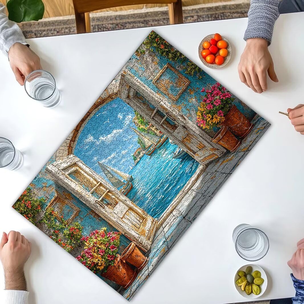 Puzzle 2000 Pieces, Puzzle Włochy, Puzzle Dla Dorosłych, Prezent Dla Kobiet