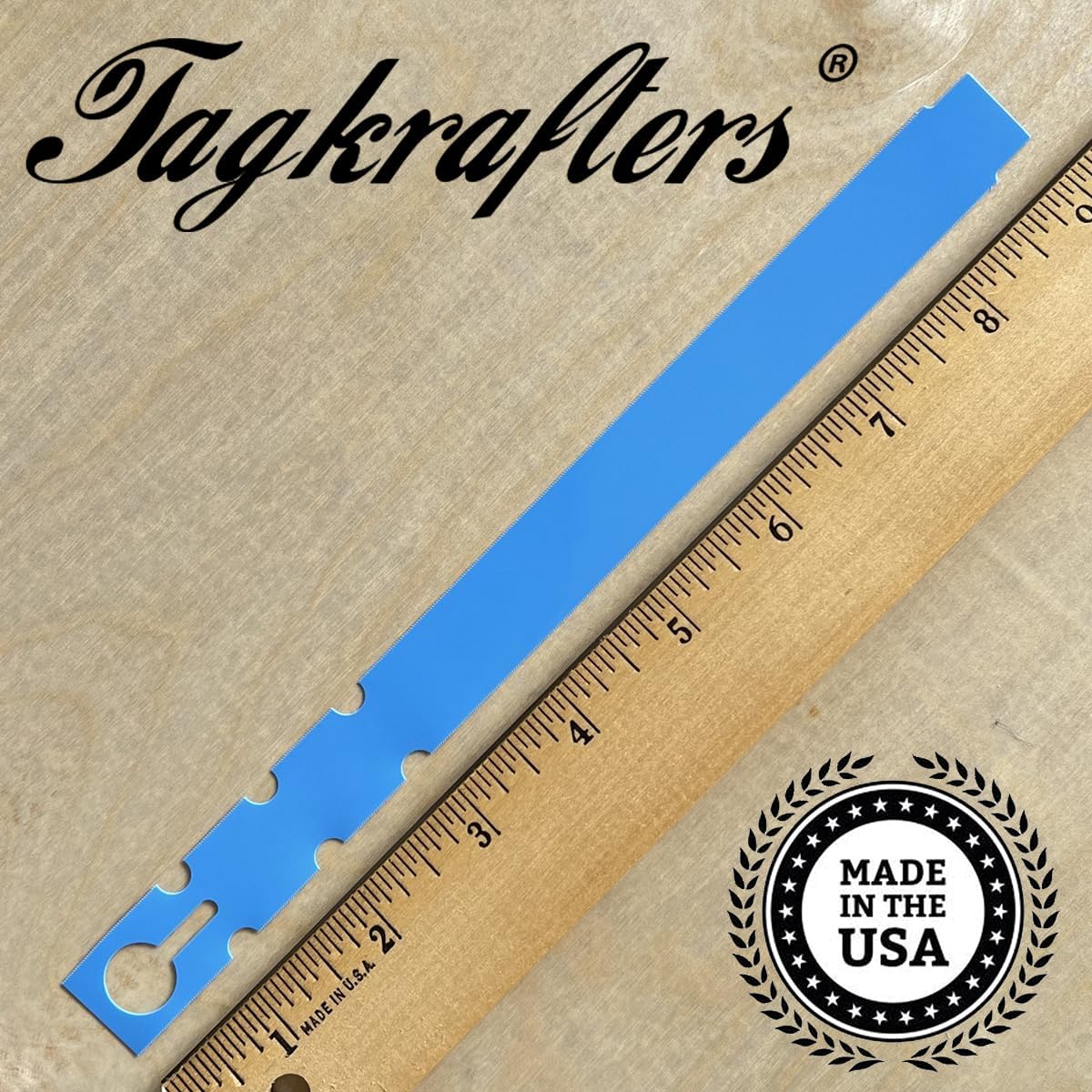 9" x 3/4" Blue - 1,000 Pcs - Plastic Plant Tags and Labels - Wrap Around Thermal Plastic - Nursery Garden Tree Labels | Made in The USA |