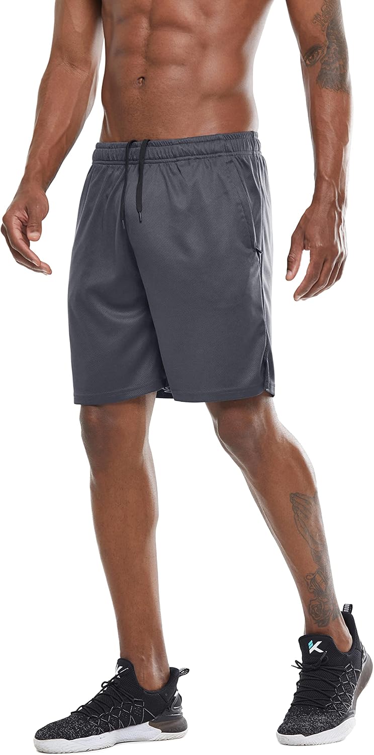 G Gradual Men's 2 Pack 7" Workout Running Shorts Quick Dry Lightweight Gym Shorts with Zip Pockets - Image 2