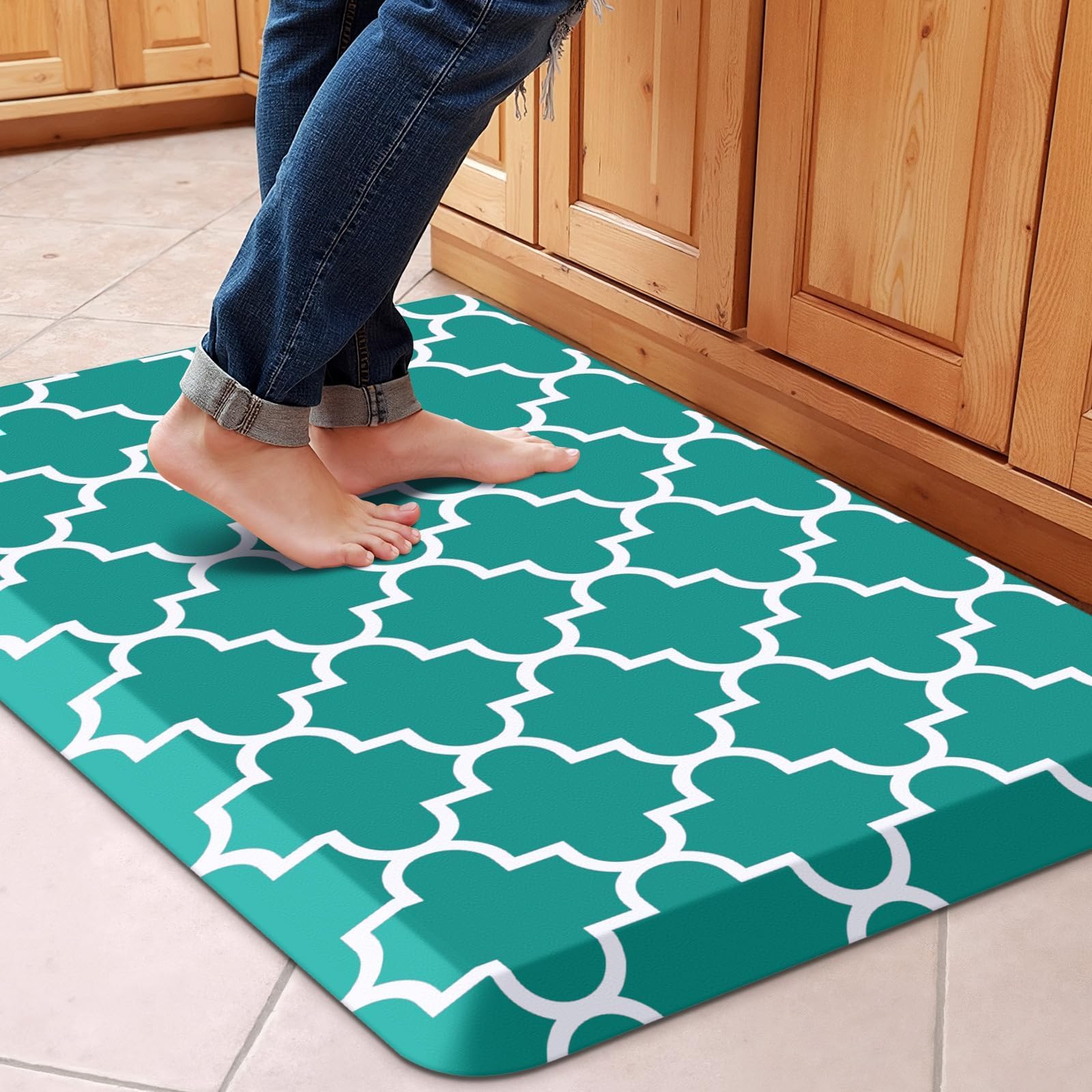 WISELIFE Kitchen Mats and Rugs Cushioned Anti-Fatigue, 17.3"x 28", Grey — Amazon image 8