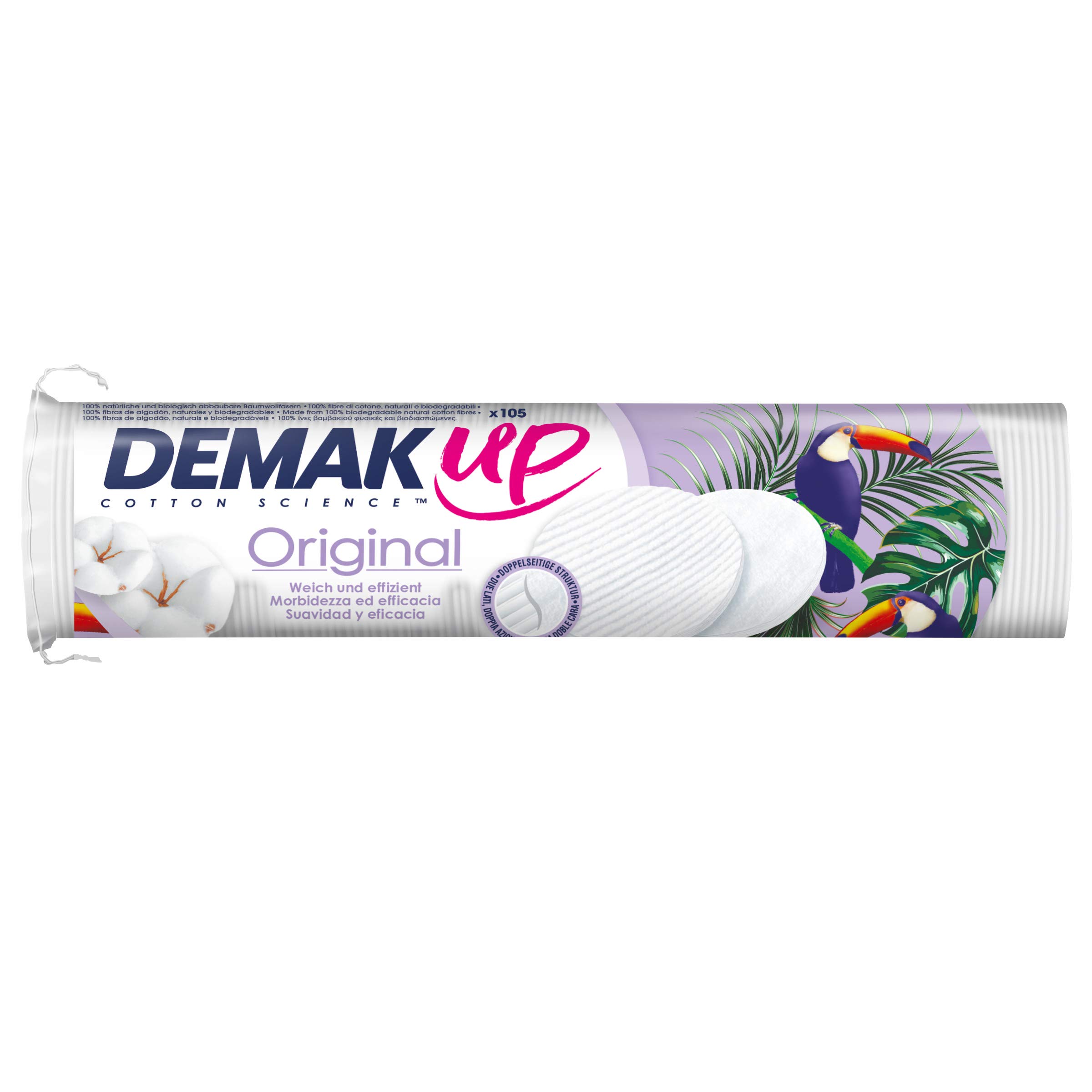 Demak'UpOriginal Cotton Pads Maxi Pack of 105 Pads