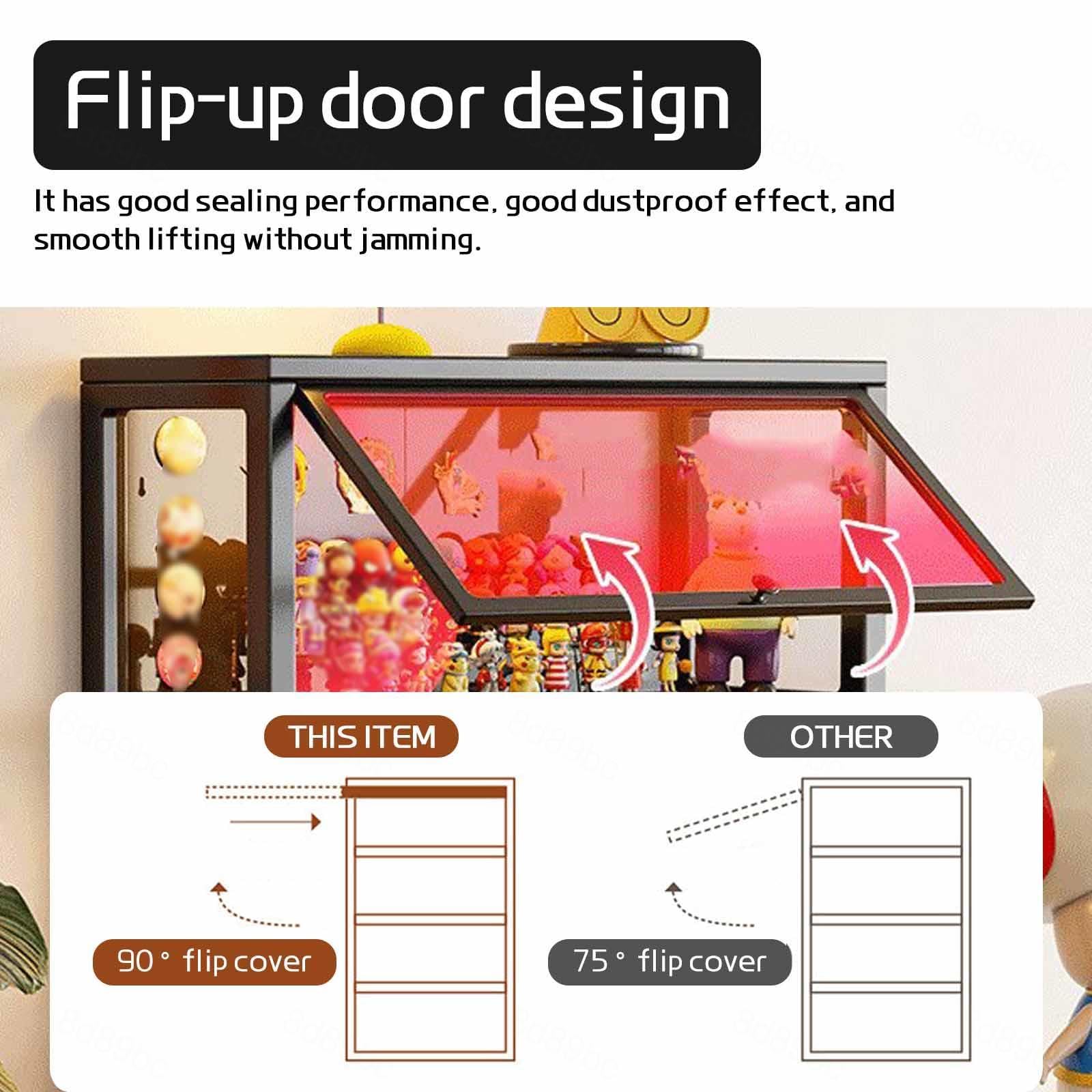 Estanteria con Puertas Vitrina Expositora para Colecciones Prateleira