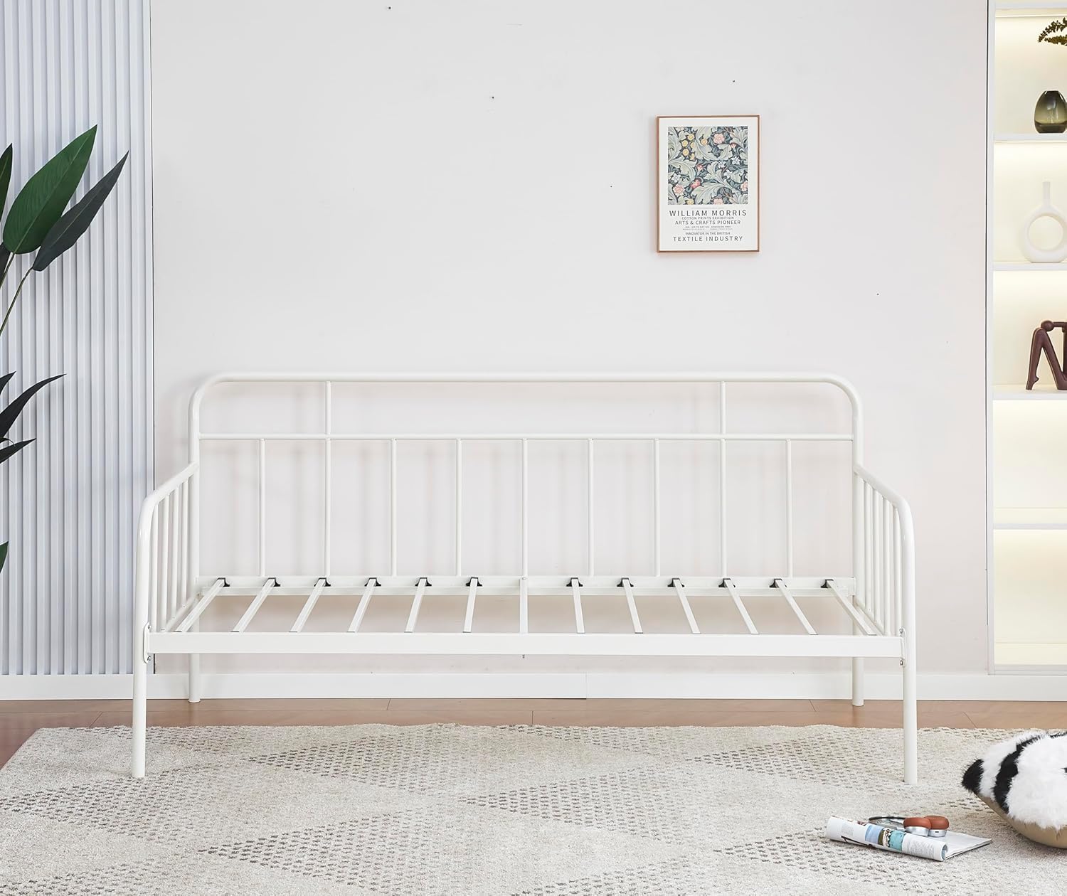 Sofá Cama de Metal Base para Colchón 90 x 190 Estructura Metálica