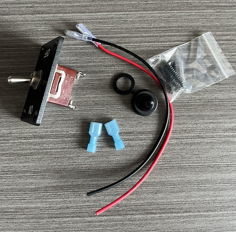 2 PCS MARINE BOAT AUTOMOTIVE CAR 12V 20A BLUE DOT LED TOGGLE SWITCH SPST ON/OFF - Foto 3