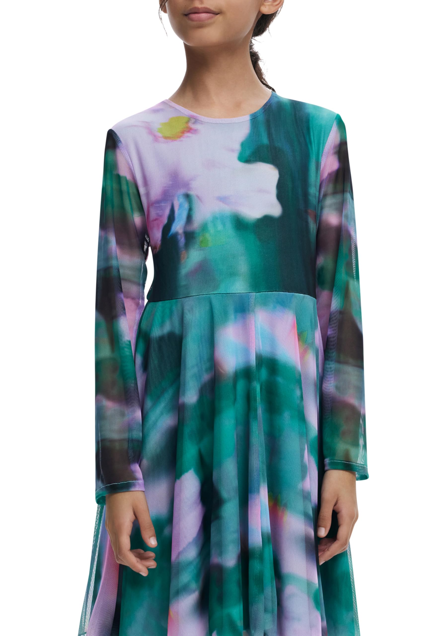 Desigual Sukienka Dziewczynki Vest_skyhigh
