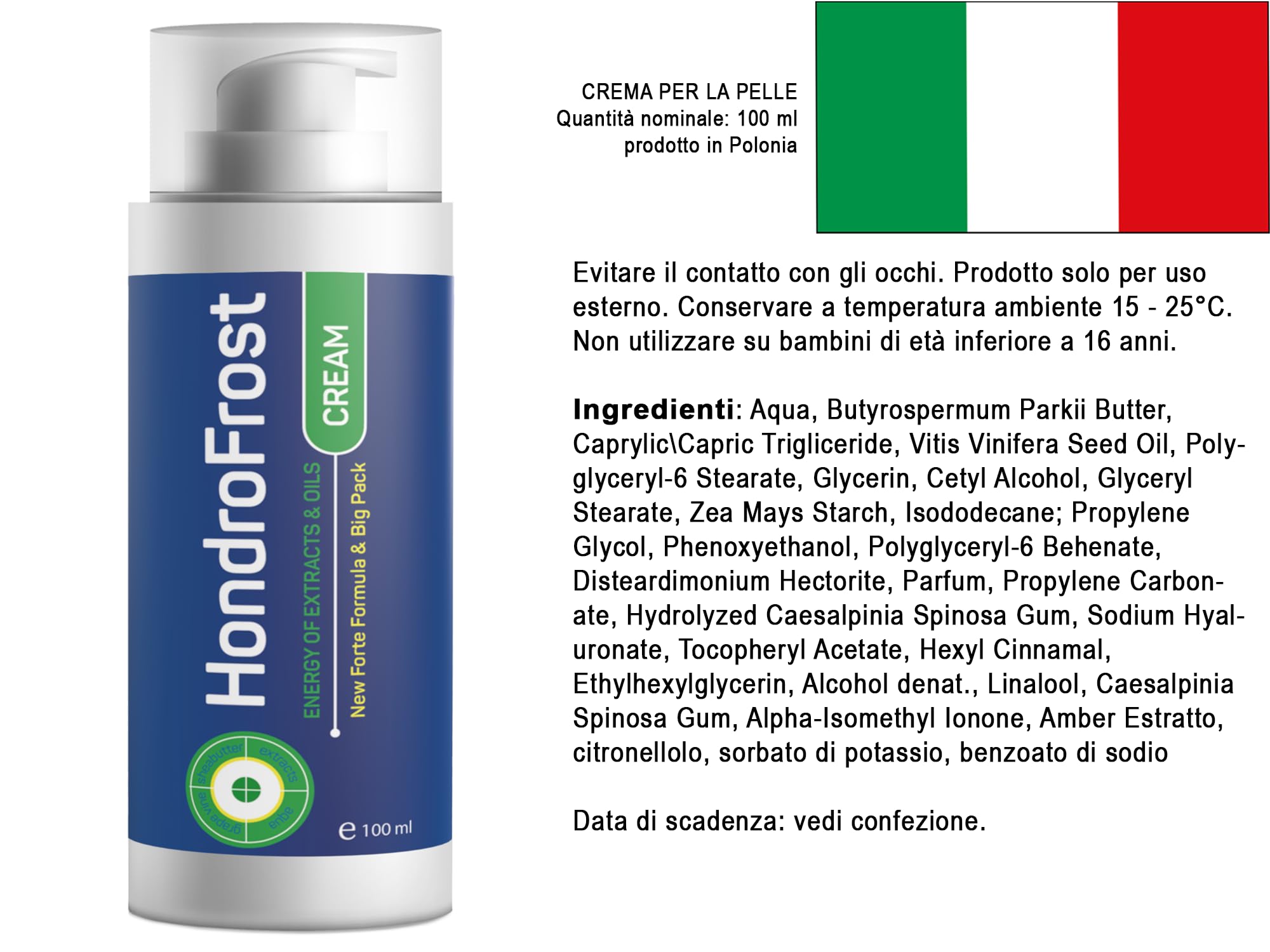 Crema, 200 ml (2 x 100 ml), confezione da 2