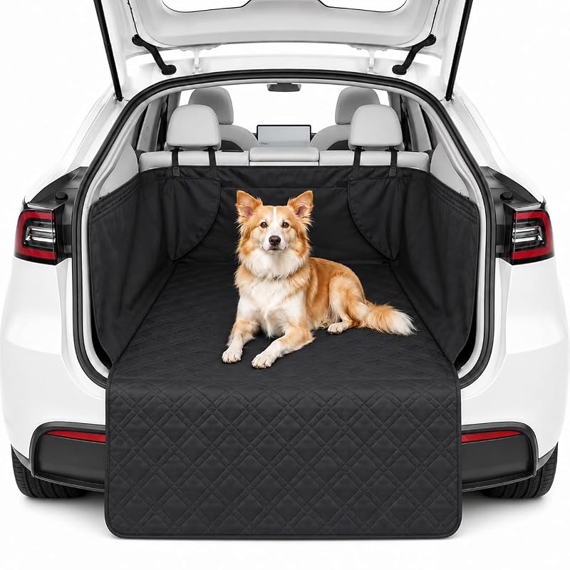 Capa para porta-malas para cães ROCCS em tecido Oxford 600D para Tesla Model Y 2021-2026, 1 unidade
