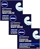 NIVEA Moisturising Night Cream 50ml, 24 Hour Overnight Moisturising Cream for Normal Skin, With Pro Vitamin B5 and Vitamin E for Enhanced Skin Care at Night Pack of 3