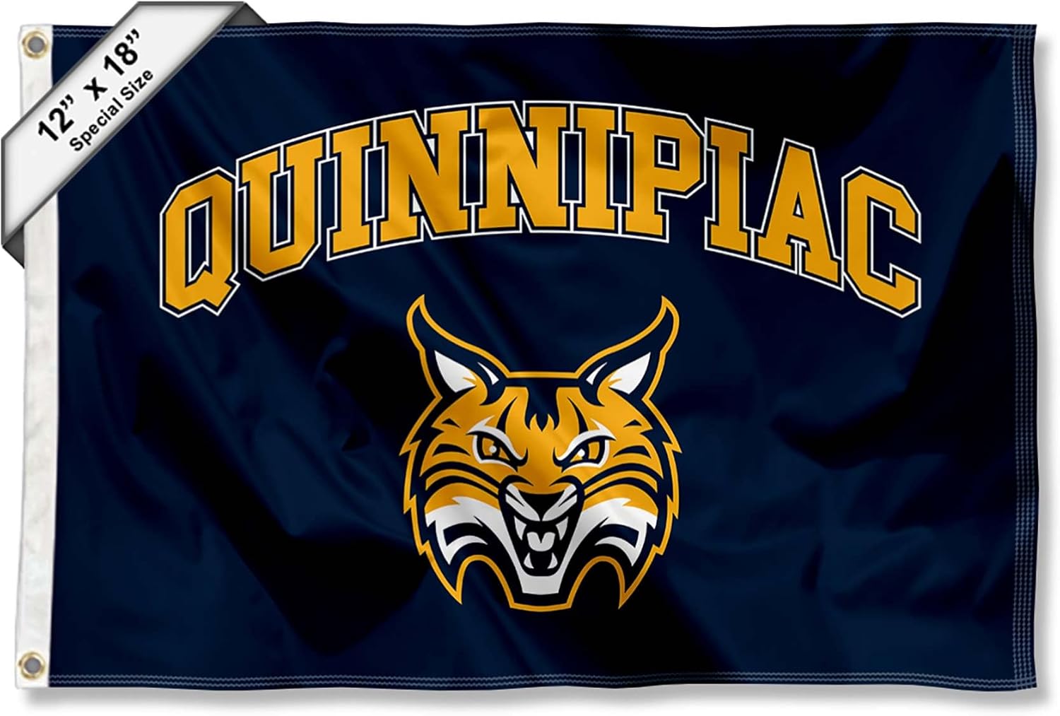 Quinnipiac Bobcats Boat and Golf Cart Flag