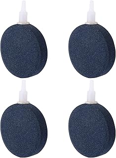 balacoo 4pcs Sand Head Bubble Plate Fish Tank Oxygen Stones for Fish Tanks Diffuser Fish Tank air Pump Aquarium Oxygen Fish Stones LED air Mineral Oxygenated Bubble Stone Natural fine Sand