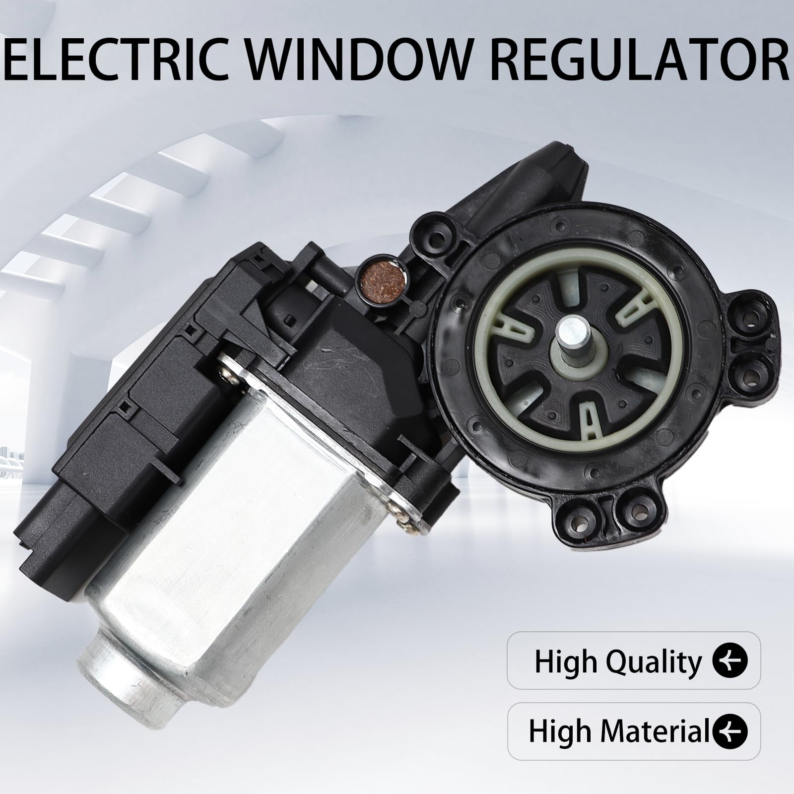 Fensterhebermotor Motor 8200028070 Kompatibel mit Clio 3 Laguna 2 Megane 2 Espace 4 Scenic 2 Elektrischer Fensterheber Vorne Links mit Temic-Modul Elektrischer 8200028068