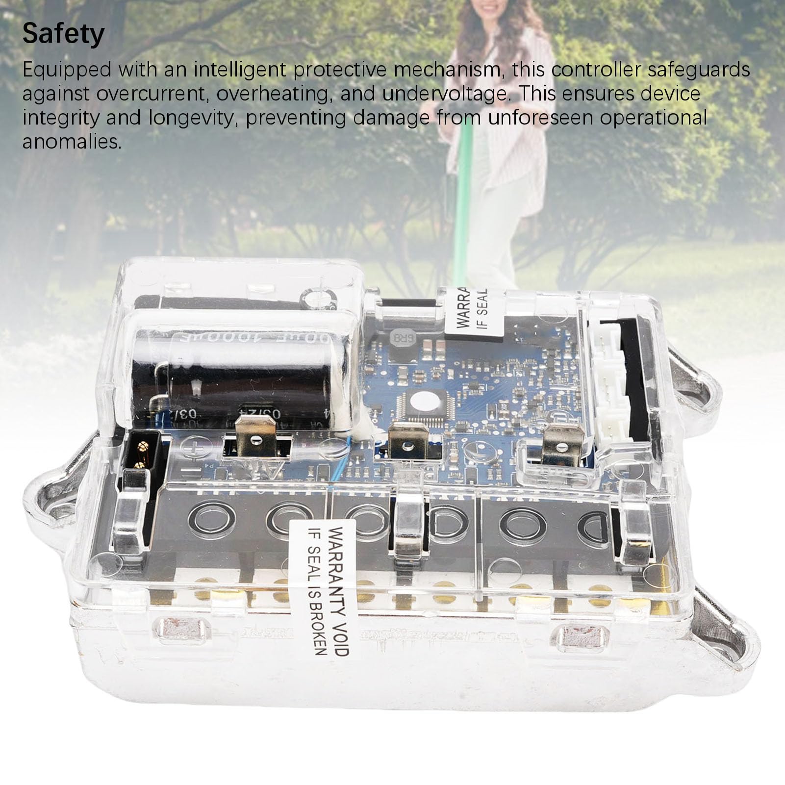 BuyWeek Controlador de Placa Base para Xiaomi M365 Pro Pro2, V3.0 de Aleación de Aluminio PCB PC para Patinete Eléctrico