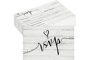 Sustainable Greetings RSVP Cards with Envelopes
