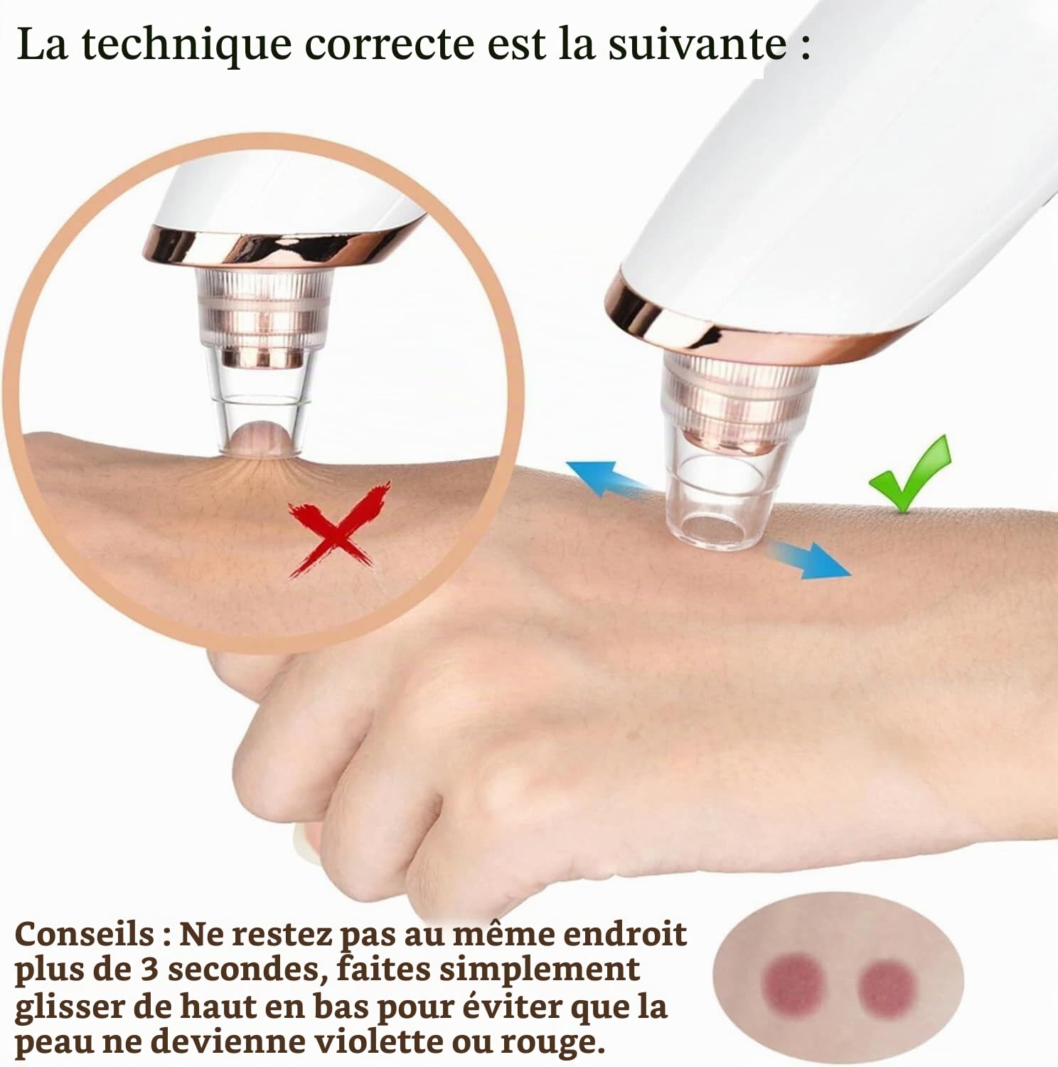Aspirateur Point Noir Extracteur de Comédons Nettoyage des Pores avec 5 Sondes 3 Modes Points Noirs Anti Point Noir Nez Nettoyage des Pore Peau Soin Visage