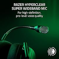 Vista 14 de Razer BlackShark V2 Pro Auriculares inalámbricos para juegos: sonido envolvente espacial THX 7.1, controladores de 1.97 pulgadas, micrófono Negro