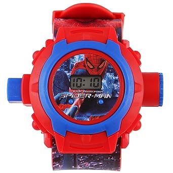DIRAY Digital Boys Cartoon Display Multicolour Dial Watch - DR-DRPR-06 (SPIDERMAN)