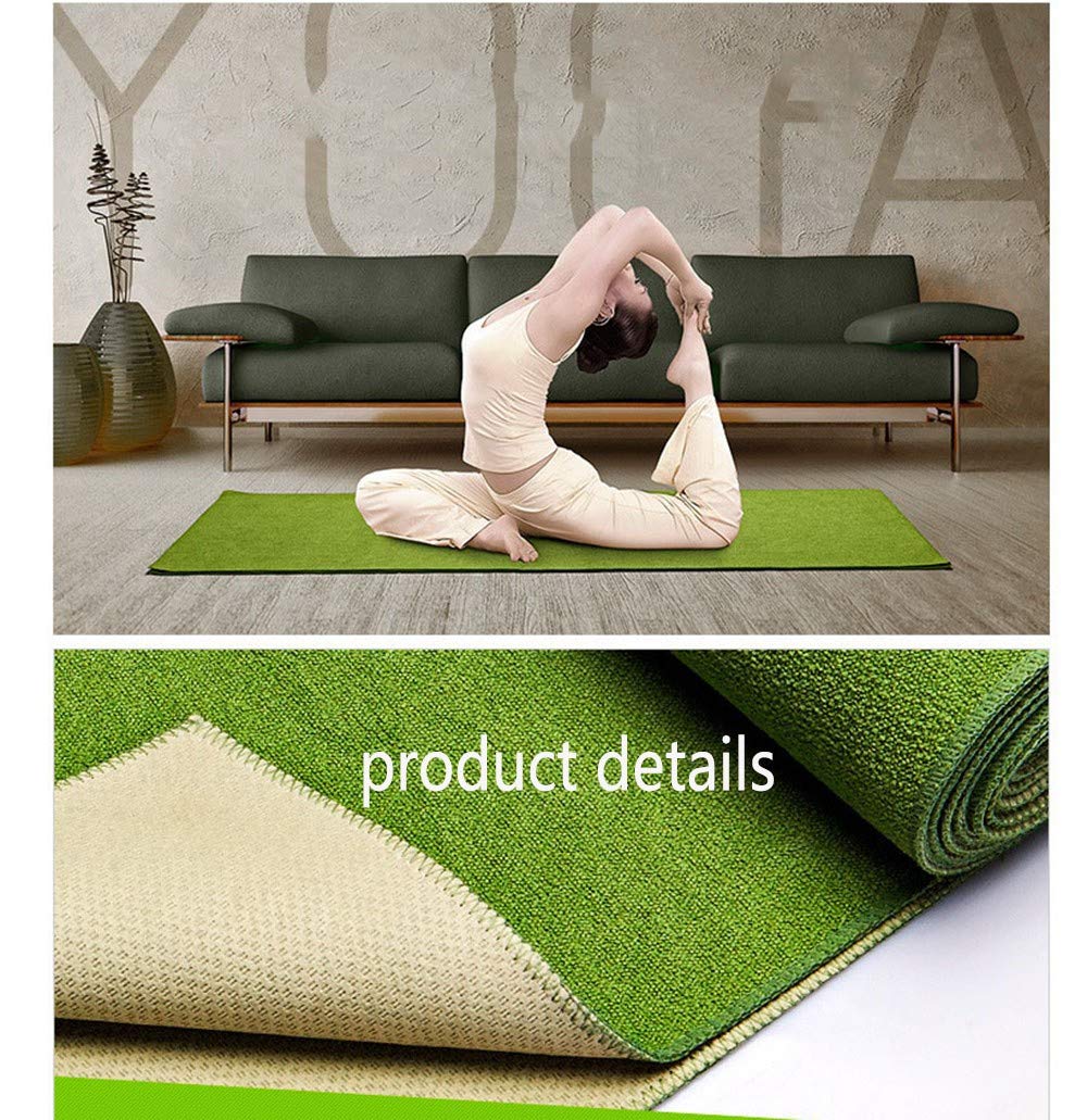 HZIH Toalla de Yoga, Toalla de Yoga Antideslizante de poliéster de Nylon de látex Natural, Adecuada para Hombres y Mujeres en el hogar, Deportes, Yoga Pilates, etc.