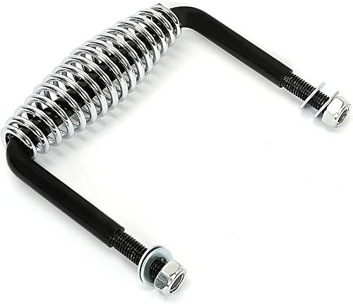 Miniatura 9 de Kojem Mango de resorte con soporte de montaje de 5 pulgadas compatible con parrilla de barbacoa, horno de leña y ahumador