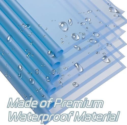 Miniatura 4 de VOWOVOSDAY 20 piezas de papel de regalo de flores, papel de regalo impermeable para ramo de flores, suministros de ramo de floristería, embalaje de