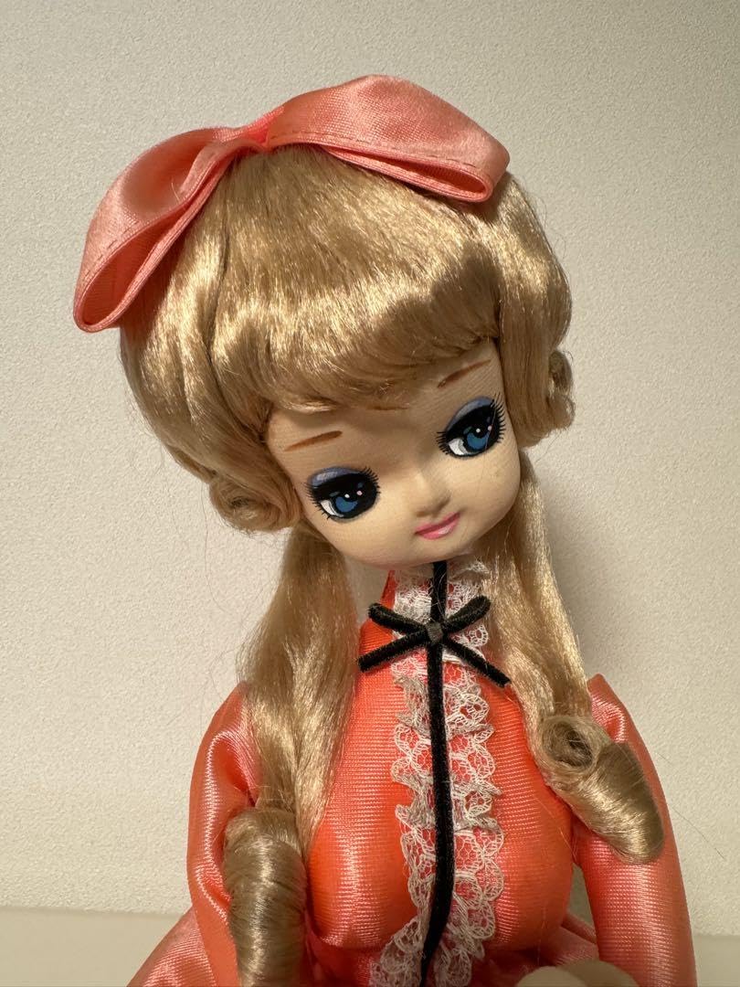 リボン　フランス人形　ヴィンテージ　約67cm Amazon | スキヨドール “ リボン “ フランス人形 昭和レトロ