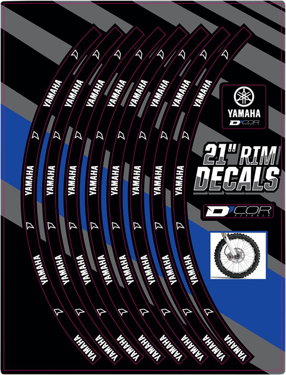 D’Cor Visuals Rim Decals 21" Front Yamaha