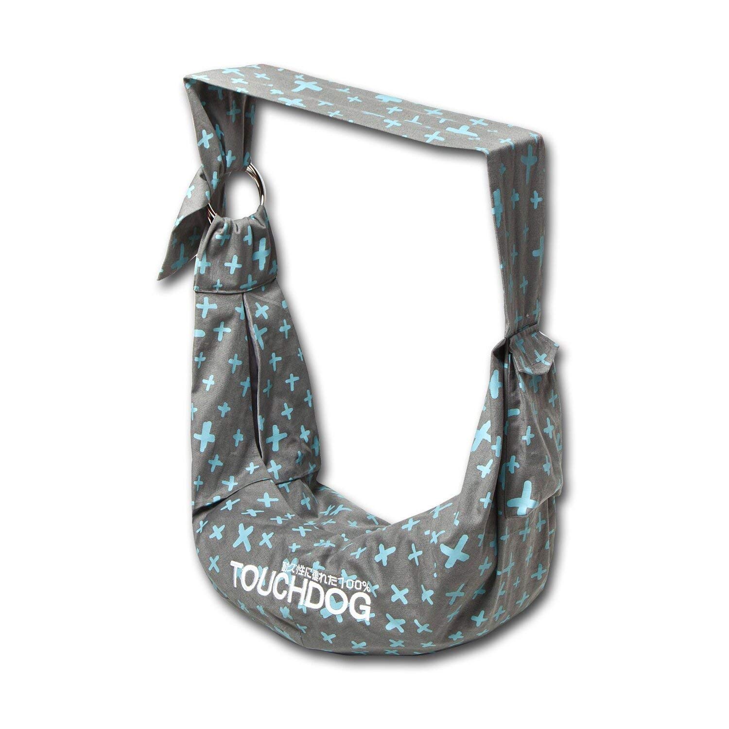 touchdogPaw-Ease' Over-The-Shoulder Travel Sling Pet Carrier