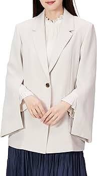 Amazon | [フレイ アイディー] オープンスリーブジャケット FWFJ221206