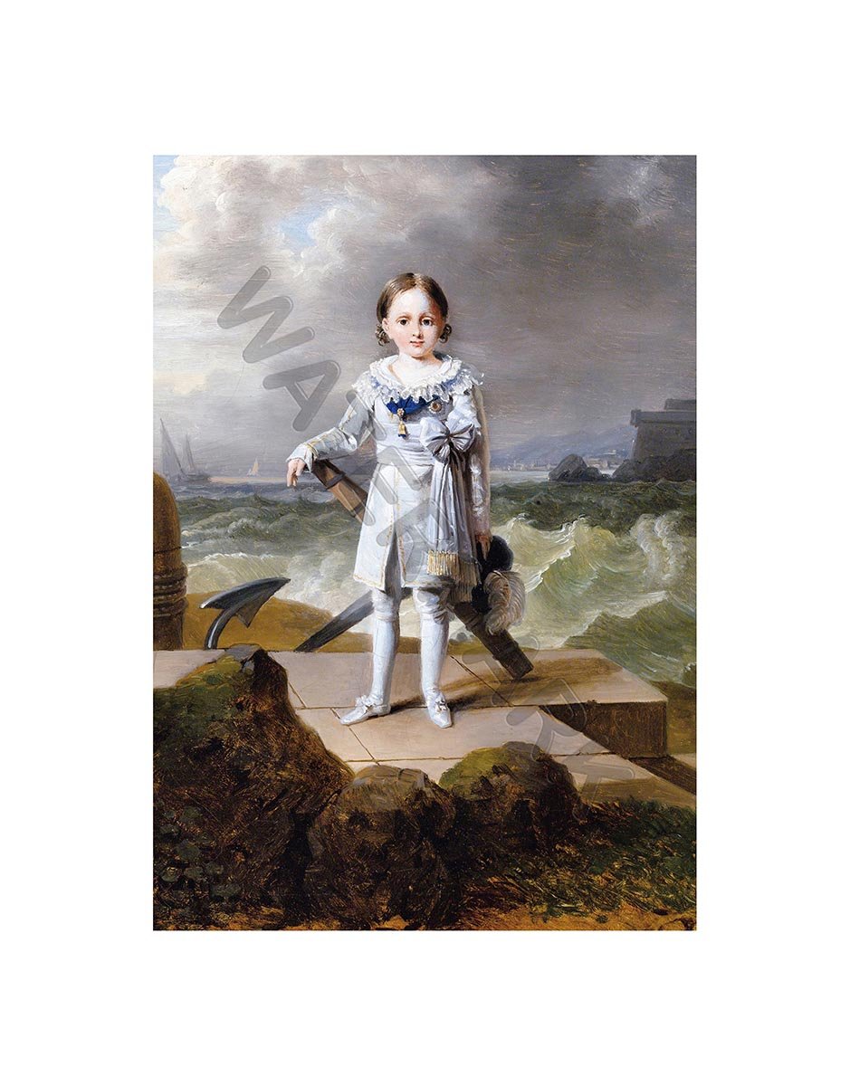 Wee Blue Coo Kinson Portrait Prince Napoleon-louis Bonaparte Wall Art Print