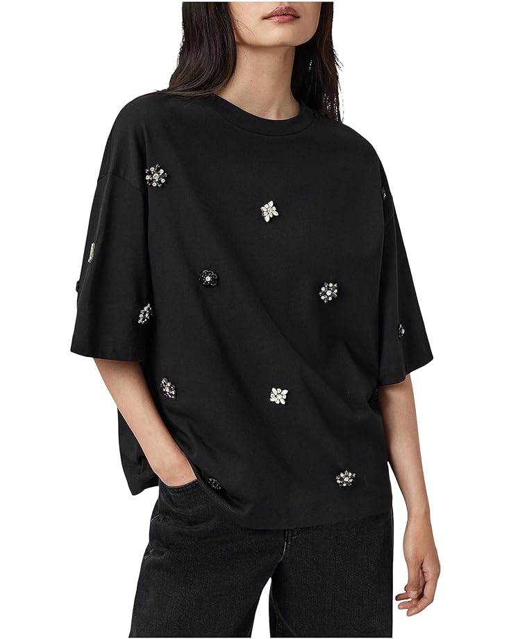 AllSaints Amelie Emb Tee - Main View