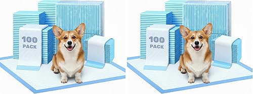 Miniatura 15 de FluffyDream - Almohadillas superabsorbentes y resistentes al agua para entrenar a tu perro o mascota, para el adiestramiento en casa, azul