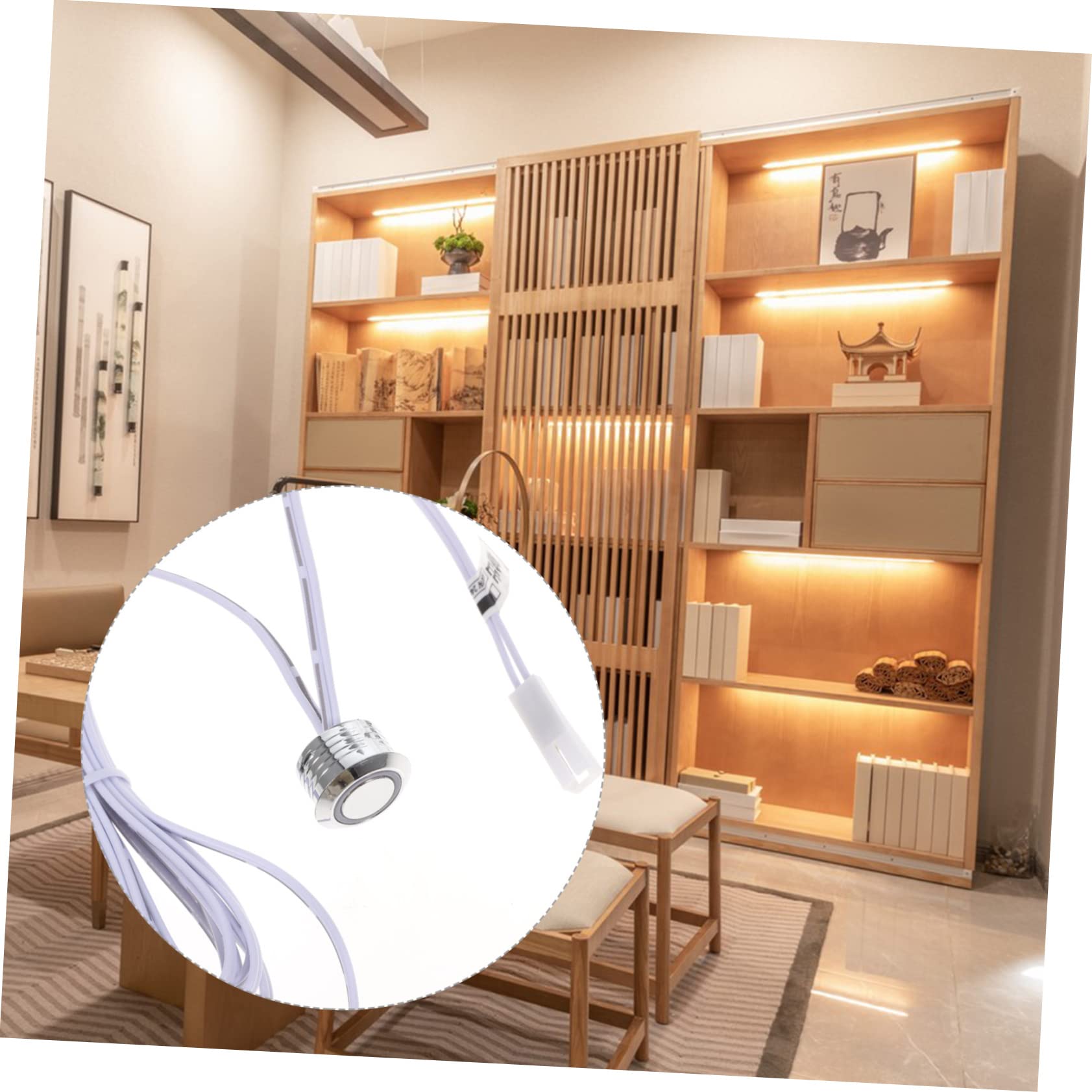 HOMSFOU 4piezas Controlador Led Táctil Para Tiras De Luz Interruptor De Sensor De Toque Para Módulos De Iluminación De Muebles Compatible Instalaciones De Hogar y Hotel